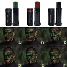 Load image into Gallery viewer, 3Pcs Military Woodland Camouflage Cream Body Face Disguised Paint Camo Oil Tube Stick for Outdoor Field Camouflage Oil Suit