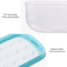 Load image into Gallery viewer, Press Type Ice Cube with Storage Box Silicone Ice Cube Tray Ice Cube Maker Home Bar DIY Ice Cube Tool with Lid