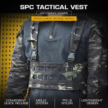 Load image into Gallery viewer, High Quality MOLLE Military Hunting Vest SPC Lightweight Tactical Vest Chest Rigs Cordura Material