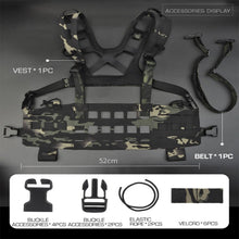 Load image into Gallery viewer, High Quality MOLLE Military Hunting Vest SPC Lightweight Tactical Vest Chest Rigs Cordura Material