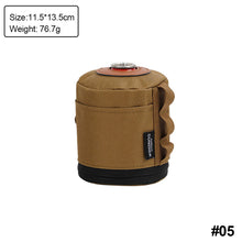 Load image into Gallery viewer, Gas Can Protective Cover Gas Tank Case Air Bottle Wrap Sleeve Tissue Box With Side Pocket Gas Canister Cylinder Case