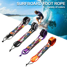 Load image into Gallery viewer, 6-12ft Surf Leg Rope Surf Leash Surfboard Leash 7mm TPU Inflatable Paddle Board Longboard SUP Foot Rope