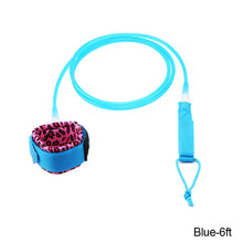 Load image into Gallery viewer, 6-12ft Surf Leg Rope Surf Leash Surfboard Leash 7mm TPU Inflatable Paddle Board Longboard SUP Foot Rope