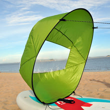 Load image into Gallery viewer, Surfboard Accessories Downwind Paddle Inflatable Canoe Drag Sail Kayak Accessories With Transparent Window Folding Thrusters