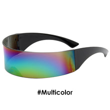 Load image into Gallery viewer, Future Warrior Rimless Sunglasses Retro Sun Glasses Mask Novelty Glasses Punk Steampunk Party Glasses Halloween Party Supplies