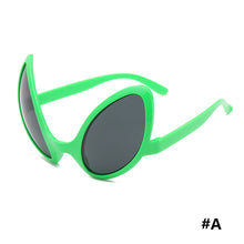 Load image into Gallery viewer, Alien Party Glasses Funny Sunglasses ET Sunglasses Holiday Dance Aliens Costume Alternative Shapes Rainbow Lenses Party Supplies