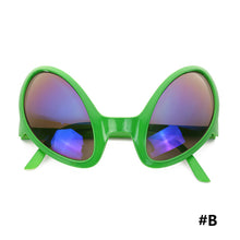 Load image into Gallery viewer, Alien Party Glasses Funny Sunglasses ET Sunglasses Holiday Dance Aliens Costume Alternative Shapes Rainbow Lenses Party Supplies