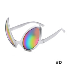 Load image into Gallery viewer, Alien Party Glasses Funny Sunglasses ET Sunglasses Holiday Dance Aliens Costume Alternative Shapes Rainbow Lenses Party Supplies