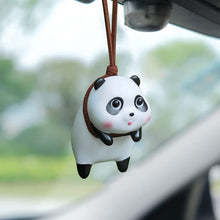 Load image into Gallery viewer, Car Interior Decoration Creative Anime Panda Pendant Ornament Swinging Doll Auto Rearview Mirror Pendant Car Accessories Gift
