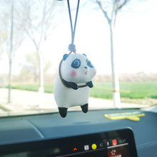 Load image into Gallery viewer, Car Interior Decoration Creative Anime Panda Pendant Ornament Swinging Doll Auto Rearview Mirror Pendant Car Accessories Gift