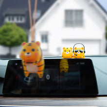 Load image into Gallery viewer, Anime Tiger Car Interior Decoration Swinging Tiger Auto Rearview Mirror Pendant Center Console Decor for Car Accessories Gift
