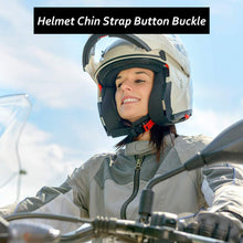 Load image into Gallery viewer, Universal Motorcycle Helmet Pull Buckles ATV Bike Crash Helmet Clip Chin Strap Moto Quick Release Pull Buckle Speed Sewing Clip