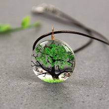 Load image into Gallery viewer, Car Interior Rear Mirror Pendant Dried Life Tree Car Craft Decoration Pendant Glass Ball Decor Accessories
