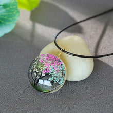 Load image into Gallery viewer, Car Interior Rear Mirror Pendant Dried Life Tree Car Craft Decoration Pendant Glass Ball Decor Accessories