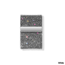 Load image into Gallery viewer, Car Bling Diamond Driver License Card Holder Driving License Credit Card Storage Interior Flip Ladies Girls Car Accessories