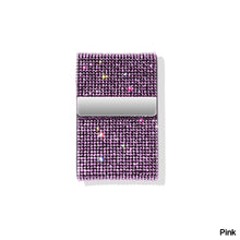 Load image into Gallery viewer, Car Bling Diamond Driver License Card Holder Driving License Credit Card Storage Interior Flip Ladies Girls Car Accessories