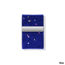 Load image into Gallery viewer, Car Bling Diamond Driver License Card Holder Driving License Credit Card Storage Interior Flip Ladies Girls Car Accessories
