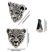 Load image into Gallery viewer, Car Perfume Air Freshener Diamond Leopard Head Car Interior Accessories Aromatherapy Ornament Air Vent Clip Crystal Leopard