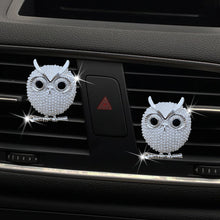 Load image into Gallery viewer, Car Decoration Car Air Freshener Auto Outlet Perfume Clip Pearl Owl Aroma Diffuser Accessories Ornaments Gifts