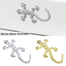 Load image into Gallery viewer, 3D Car Sticker Decoration Badge Emblem Car-Styling Diamond Lizard Gecko Creative Auto Sticker Accessories