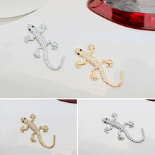 Load image into Gallery viewer, 3D Car Sticker Decoration Badge Emblem Car-Styling Diamond Lizard Gecko Creative Auto Sticker Accessories