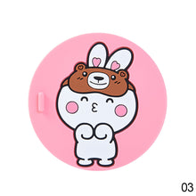 Load image into Gallery viewer, 1Pc Car Mug Coaster Cartoon Silicone Mug Cup Mat Non-slip Car Cup Mats Cute Animals Cup Pad Coaster Home Office Milk Coffee