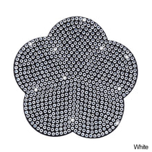 Load image into Gallery viewer, 2pcs Car Water Cup Non-slip Shockproof Silica Gel Pad Cup Coaster Rhinestone Holder Bling Auto Interior Accessories Plum Bossom Universal