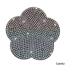Load image into Gallery viewer, 2pcs Car Water Cup Non-slip Shockproof Silica Gel Pad Cup Coaster Rhinestone Holder Bling Auto Interior Accessories Plum Bossom Universal