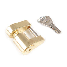 Load image into Gallery viewer, Trailer Hitch Coupler Lock Hook Lock Anti-theft Durable Heavy Duty Trailer Coupler Padlock