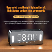 Load image into Gallery viewer, Bluetooth Speaker FM Radio TF Card Player Sound Box With Display Large Volume Desktop Alarm Clock Speaker Boom For All Phone
