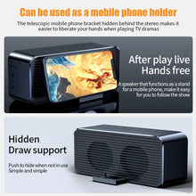 Load image into Gallery viewer, Bluetooth Speaker FM Radio TF Card Player Sound Box With Display Large Volume Desktop Alarm Clock Speaker Boom For All Phone