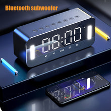 Load image into Gallery viewer, Bluetooth Speaker FM Radio TF Card Player Sound Box With Display Large Volume Desktop Alarm Clock Speaker Boom For All Phone