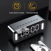 Load image into Gallery viewer, Bluetooth Speaker FM Radio TF Card Player Sound Box With Display Large Volume Desktop Alarm Clock Speaker Boom For All Phone
