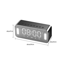 Load image into Gallery viewer, Bluetooth Speaker FM Radio TF Card Player Sound Box With Display Large Volume Desktop Alarm Clock Speaker Boom For All Phone