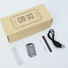 Load image into Gallery viewer, Bluetooth Speaker FM Radio TF Card Player Sound Box With Display Large Volume Desktop Alarm Clock Speaker Boom For All Phone