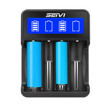 Load image into Gallery viewer, Rechargeable Battery Charger Usb Four-slot Cradle Charging Nimh Lithium Battery Battery Charger