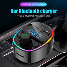 Load image into Gallery viewer, Car Bluetooth 5.0 FM Transmitter G67 Wireless Adapter Mic Audio Receiver Auto MP3 Player QC3.0 Dual USB Fast Charger Car Accessories