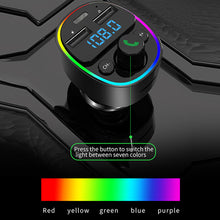 Load image into Gallery viewer, Car Bluetooth 5.0 FM Transmitter G67 Wireless Adapter Mic Audio Receiver Auto MP3 Player QC3.0 Dual USB Fast Charger Car Accessories