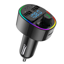 Load image into Gallery viewer, Car Bluetooth 5.0 FM Transmitter G67 Wireless Adapter Mic Audio Receiver Auto MP3 Player QC3.0 Dual USB Fast Charger Car Accessories