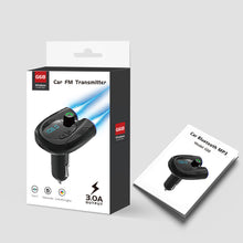 Load image into Gallery viewer, Car Handsfree Bluetooth G68 5.0 FM Transmitter Car Kit MP3 Modulator Player TF Card USB AUX Receiver Dual USB Fast Charger For Radio