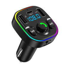 Load image into Gallery viewer, FM Transmitter G47 Button Version Bluetooth Wireless Car kit Handfree Dual USB Car Charger 2.1A MP3 Music TF Card U disk AUX Player