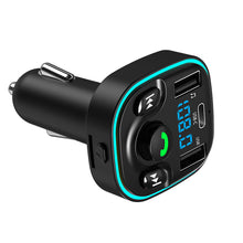 Load image into Gallery viewer, FM Transmitter G47 Button Version Bluetooth Wireless Car kit Handfree Dual USB Car Charger 2.1A MP3 Music TF Card U disk AUX Player
