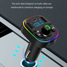 Load image into Gallery viewer, FM Transmitter G47 Bluetooth Wireless Car kit Handfree Dual USB Car Charger 2.1A MP3 Music TF Card U disk AUX Player