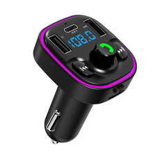 Load image into Gallery viewer, FM Transmitter G47 Bluetooth Wireless Car kit Handfree Dual USB Car Charger 2.1A MP3 Music TF Card U disk AUX Player