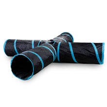 Load image into Gallery viewer, 2/3/4/5-way Collapsible Cat Tunnel Tube Indoor Kitten Tunnel Toy Pet Self-entertainment Toy Cat Puppy Peek Hole Rabbit Ferrets Hamster Toys