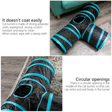 Load image into Gallery viewer, 2/3/4/5-way Collapsible Cat Tunnel Tube Indoor Kitten Tunnel Toy Pet Self-entertainment Toy Cat Puppy Peek Hole Rabbit Ferrets Hamster Toys