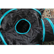 Load image into Gallery viewer, 2/3/4/5-way Collapsible Cat Tunnel Tube Indoor Kitten Tunnel Toy Pet Self-entertainment Toy Cat Puppy Peek Hole Rabbit Ferrets Hamster Toys