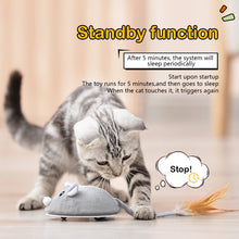 Load image into Gallery viewer, Smart Sensing Mouse Cat Toys Interactive Electric Stuffed Toy Cat Teaser Self-Playing USB Charging Kitten Mice Toys for Cats Pet Supplies