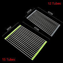 Load image into Gallery viewer, Folding 304 Stainless Steel Drain Rack Dish Washing Sink Draining Board Foldable Dish Drying Rack Kitch Sink Shelf
