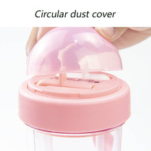 Load image into Gallery viewer, 420/600ml Double Straw Water Bottle Outdoor Travel Creative Dual-use Water Bottle Drinking Cup Couples Gift Kitchen Supplies